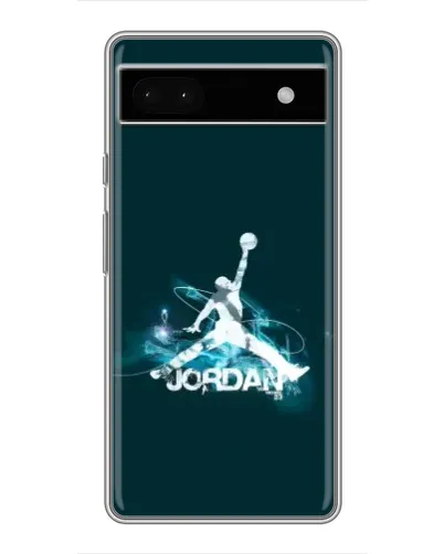 Чохол для Google Pixel 6a з картинкою «Jordan Blue Fire»
