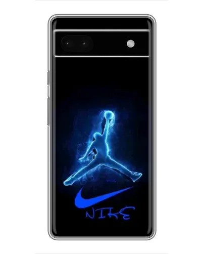 Чохол для Google Pixel 6a з картинкою «Jordan Neon Blue»