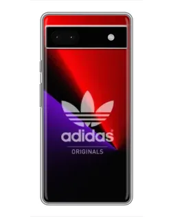 Чохол для Google Pixel 6a з картинкою «Adidas Red Neon»