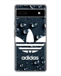 Чохол для Google Pixel 6a з картинкою «Adidas Trefoil Blue»