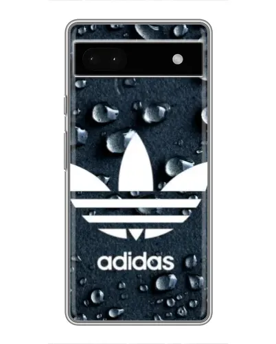 Чохол для Google Pixel 6a з картинкою «Adidas Trefoil Blue»