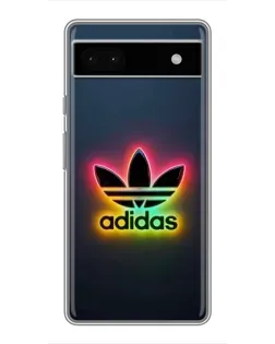 Чохол для Google Pixel 6a з картинкою «Неоновий Adidas»