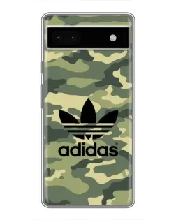 Чохол для Google Pixel 6a з картинкою «Мілітарі стиль Adidas»