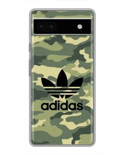 Чохол для Google Pixel 6a з картинкою «Мілітарі стиль Adidas»