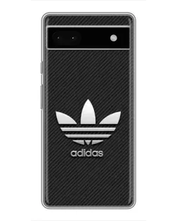 Чохол для Google Pixel 6a з картинкою «Adidas Карбонова текстура»
