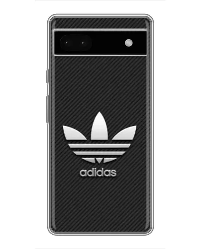 Чохол для Google Pixel 6a з картинкою «Adidas Карбонова текстура»