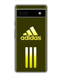 Чохол для Google Pixel 6a з картинкою «Оливковий градієнт Adidas»