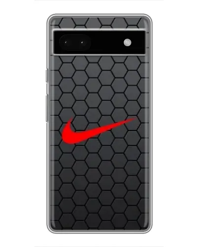 Чохол для Google Pixel 6a з картинкою «Nike — карбонова сітка»