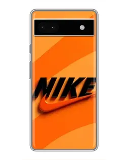 Чохол для Google Pixel 6a з картинкою «Помаранчевий драйв Nike»