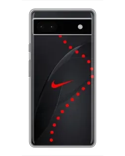Чохол для Google Pixel 6a з картинкою «Абстрактний дизайн Nike»