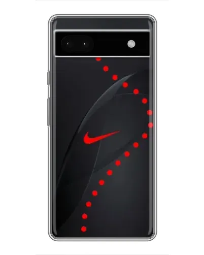 Чохол для Google Pixel 6a з картинкою «Абстрактний дизайн Nike»