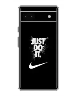 Чохол для Google Pixel 6a з картинкою «Текстовий принт Nike»