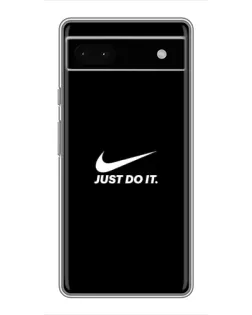 Чохол для Google Pixel 6a з картинкою «Мінімалізм від Nike»