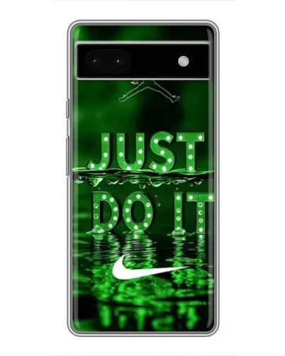 Чохол для Google Pixel 6a з картинкою «Зелений неоновий Nike»