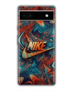 Чохол для Google Pixel 6a з картинкою «Nike в абстракції»