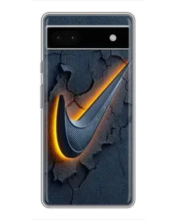 Чохол для Google Pixel 6a з картинкою «Об'ємний логотип Найк»