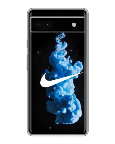 Чохол для Google Pixel 6a з картинкою «Nike та синій дим»