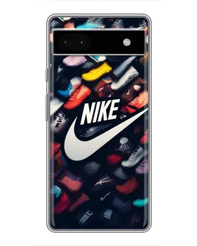 Чохол для Google Pixel 6a з картинкою «Колекція кросівок Nike»