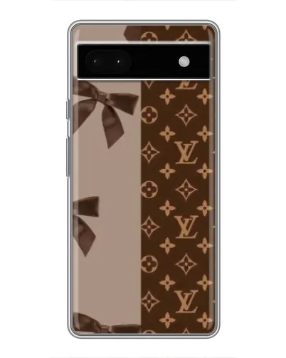 Чохол для Google Pixel 6a з картинкою «Louis Vuitton — банти»