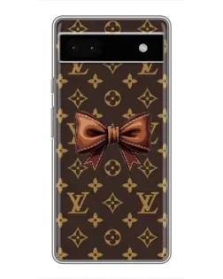Чохол для Google Pixel 6a з картинкою «LV з бантом»