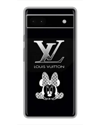Чохол для Google Pixel 6a з картинкою «LV та Мінні Маус»