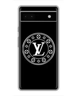 Чохол для Google Pixel 6a з картинкою «LV — печатка стилю»