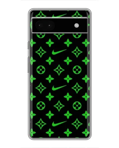 Чохол для Google Pixel 6a з картинкою «Неоновий принт LV»