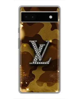 Чохол для Google Pixel 6a з картинкою «Камуфляжний Louis Vuitton»