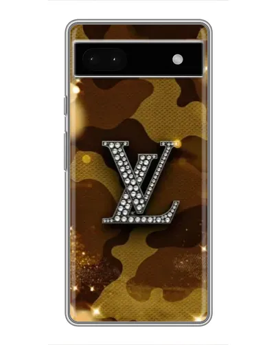 Чохол для Google Pixel 6a з картинкою «Камуфляжний Louis Vuitton»