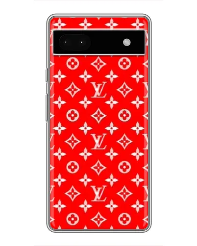 Чохол для Google Pixel 6a з картинкою «Яскравий паттерн LV»