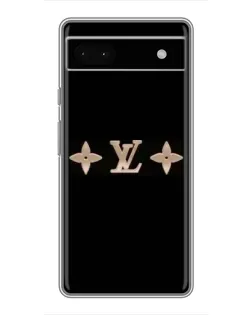 Чохол для Google Pixel 6a з картинкою «Louis Vuitton — мінімалізм»