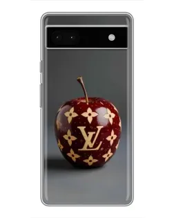 Чохол для Google Pixel 6a з картинкою «Червоне яблуко LV»