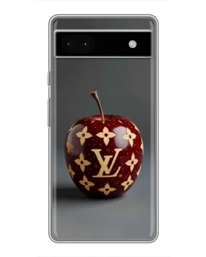 Чохол для Google Pixel 6a з картинкою «Червоне яблуко LV»