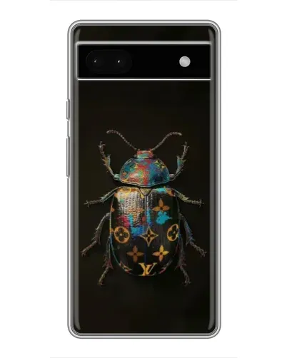 Чохол для Google Pixel 6a з картинкою «LV — мармуровий принт»