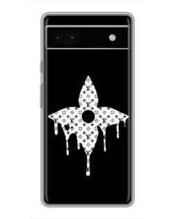 Чохол для Google Pixel 6a з картинкою «Квіткова монограма»