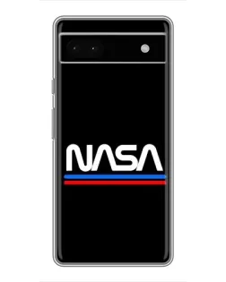 Чохол для Google Pixel 6a з картинкою «NASA — класика Red Blue»