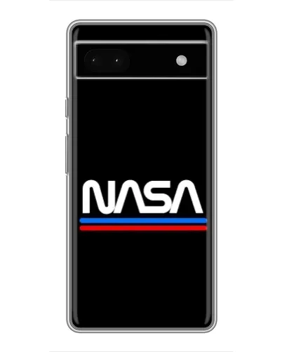 Чохол для Google Pixel 6a з картинкою «NASA — класика Red Blue»