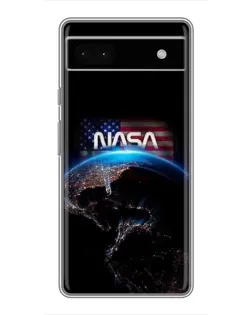 Чохол для Google Pixel 6a з картинкою «Земля з космосу NASA»