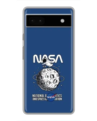 Чохол для Google Pixel 6a з картинкою «NASA — місячна місія»