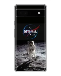 Чохол для Google Pixel 6a з картинкою «Астронавт на Місяці»