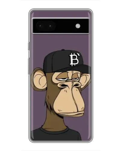 Чохол для Google Pixel 6a з картинкою «Bored Ape в кепці»