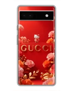 Чохол для Google Pixel 6a з картинкою «Gucci — золотий сад»