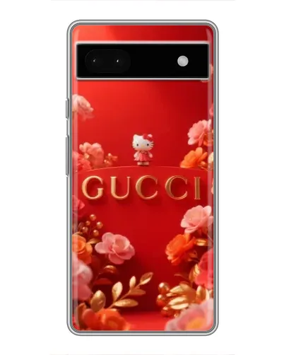 Чохол для Google Pixel 6a з картинкою «Gucci — золотий сад»