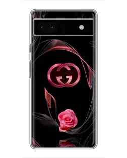Чохол для Google Pixel 6a з картинкою «Gucci — неонова троянда»