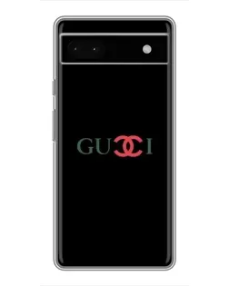 Чохол для Google Pixel 6a з картинкою «Gucci — червоний градієнт»