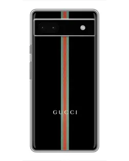 Чехол для Google Pixel 6a с картинкой «Gucci — строгая линия»