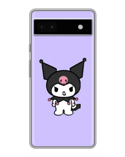 Чохол для Google Pixel 6a з картинкою «Kuromi — ніжний фіолетовий»