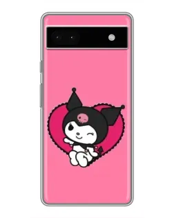 Чохол для Google Pixel 6a з картинкою «Kuromi — любов у серці»