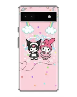 Чохол для Google Pixel 6a з картинкою «My Melody та Kuromi»