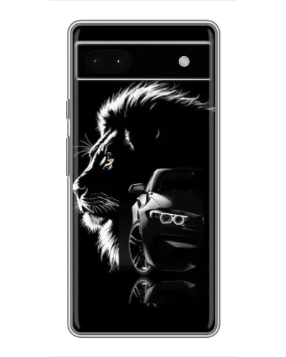 Чохол для Google Pixel 6a з картинкою «BMW та лев»